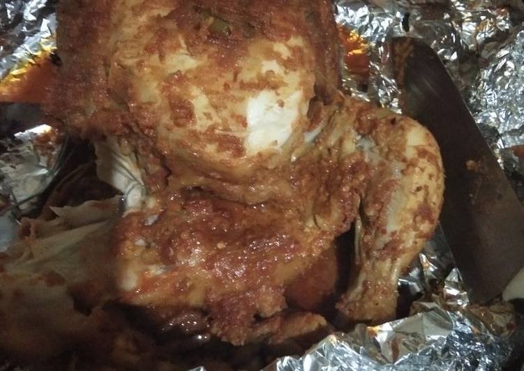 Langkah Mudah untuk Menyiapkan Ayam panggang bumbu rujak#bikinramadanberkesan 6 yang Lezat Sekali