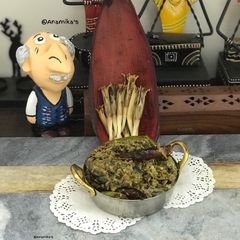 A picture of Mocha'r (Banana Flower) Paturi.