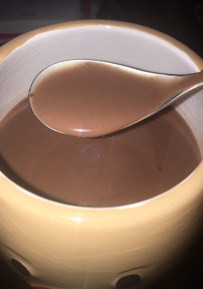 Una foto de Chocolate caliente vegano