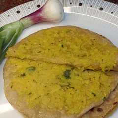 Mooli (radish) stuffed paratha/ Easy steps new tricks paratha 😋👌 রেসিপির প্রধান ছবি