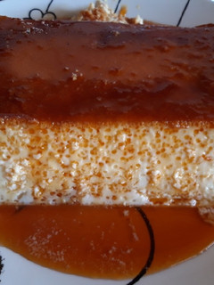 Una foto de Flan de leche condensada