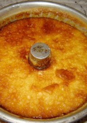 Una foto de Flan