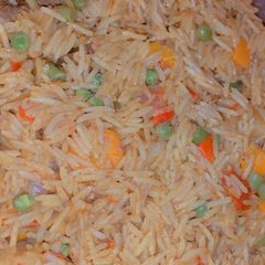 A picture of Jollof rice.