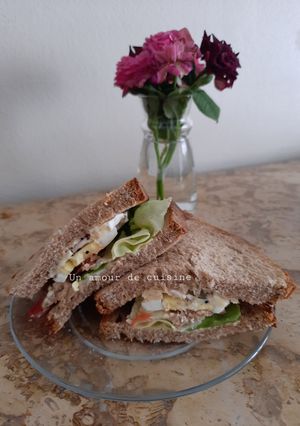 Une photo de Sandwich au pain de mie complet 🥪
