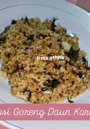 Foto resep Nasi Goreng Daun Kari