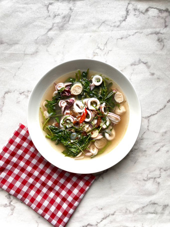 Resep Tumis Kangkung Cumi Basah yang Enak Banget