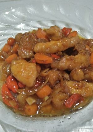 Foto resep Ayam fillet saus Tiram