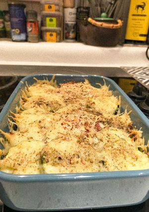 Une photo de Gratin au zucchini