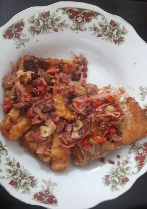 Foto resep Ikan kakap gr tepung sambal kecombrang