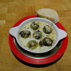 Escargot with Garlic Butter A picture of Escargot with Garlic Butter.