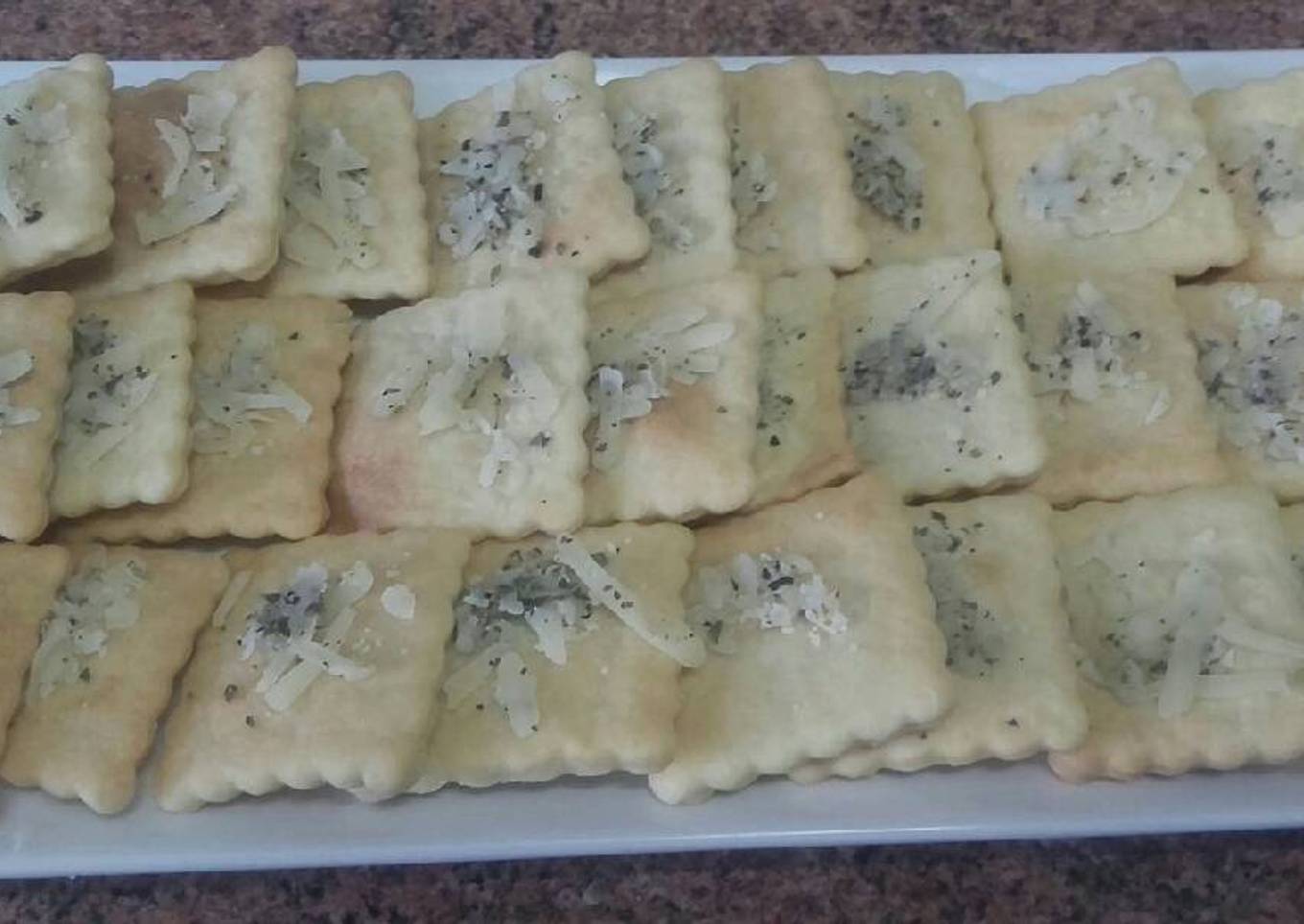 Galletas saladas de queso /comida de Marruecos