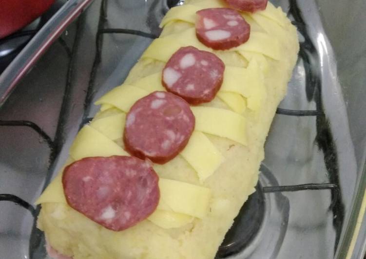 Rolo de Batata recheado