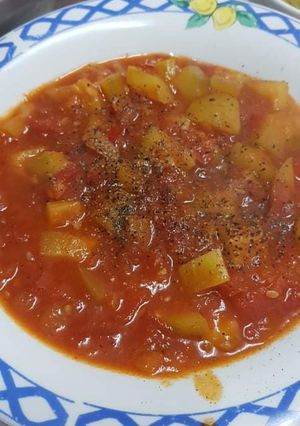 صورة لوصفة يخنة كوسا