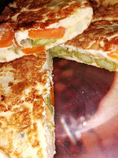 Una foto de Tortilla de verduras