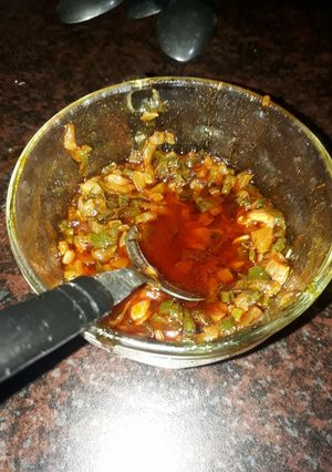 Una foto de Salsa para humita