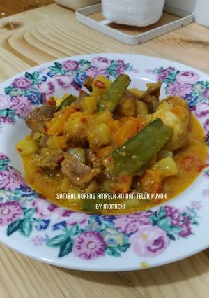 Foto resep Sambal Goreng Ampela Ati dan Telur Puyuh