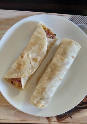 A picture of Aloo corn Frankie.