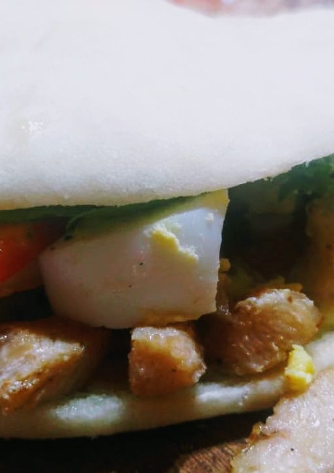 Una foto de Pan árabe...🥙 Con o sin horno!!!