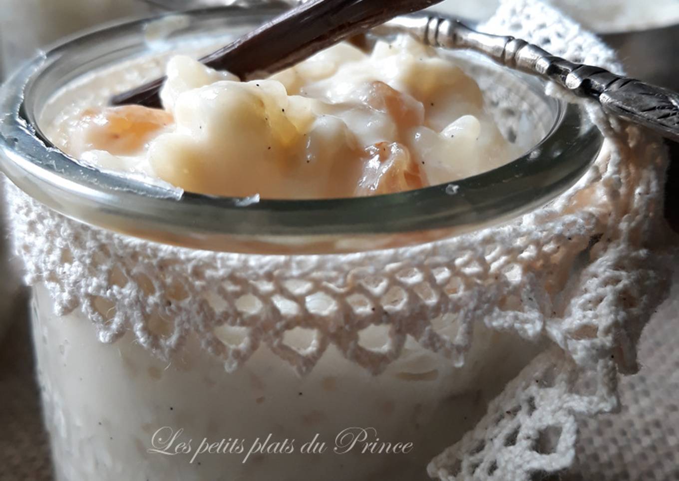 Riz au lait rhum raisins de Manou