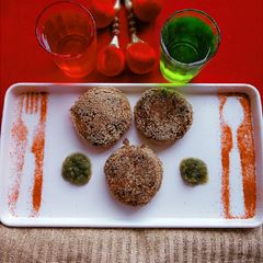A picture of Rice Tikki.