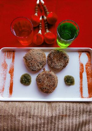 A picture of Rice Tikki.