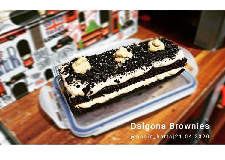 Dalgona Brownies