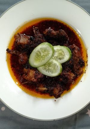 Foto resep Bebek bumbu hitam