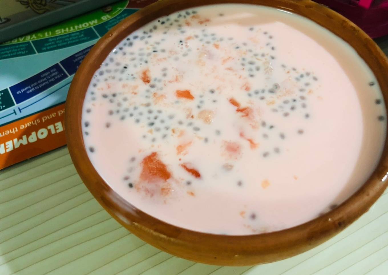 Jelly and milk sharbat /Muharram special
