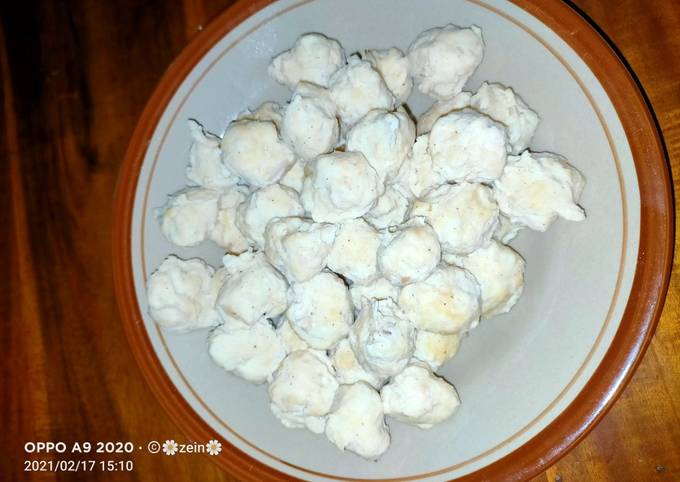 Langkah Mudah untuk mengolah Bakso ayam no tepung(DEBM) Anti Gagal