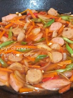 Foto resep Tumis sosis sayur teriyaki