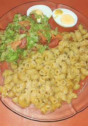 Una foto de Fideos Cremosos con Zapallo