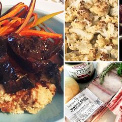 A picture of Tart Cherry Braised Wagyu Beef Short Ribs.