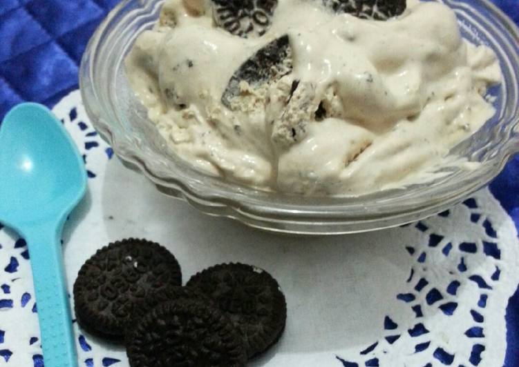 Resep masakan Es Krim Kopi Oreo | Cara Bikin Es Krim Kopi Oreo Yang Sempurna