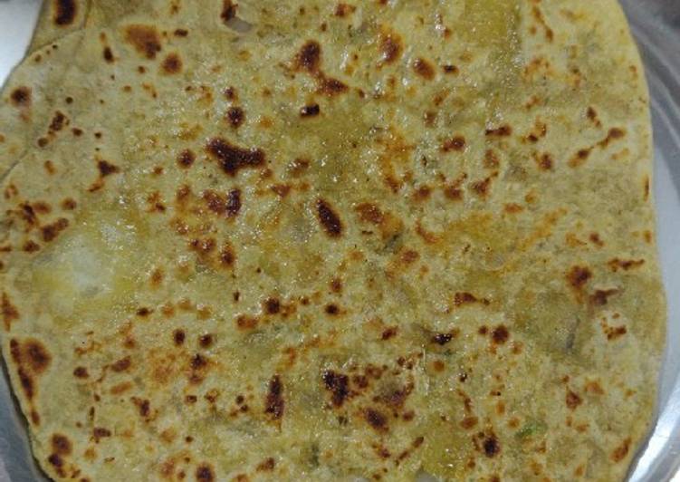 Recipe of Ultimate Aloo stuffed mint paratha