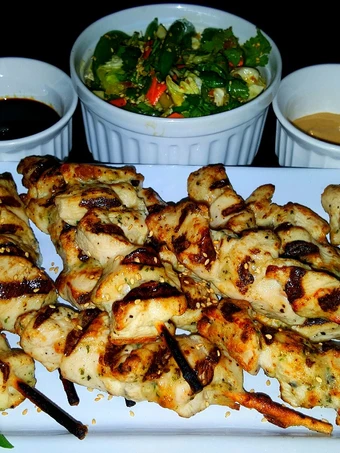 Easy Way Prepare Recipe Mike&#39;s Chicken Yakatori &amp; Chilled Asian Ginger Slaw that is Delicious, Perfect}