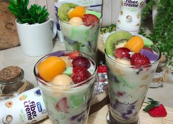 Resep Mudah Ximilu Buah FiberCreme Ala Restoran