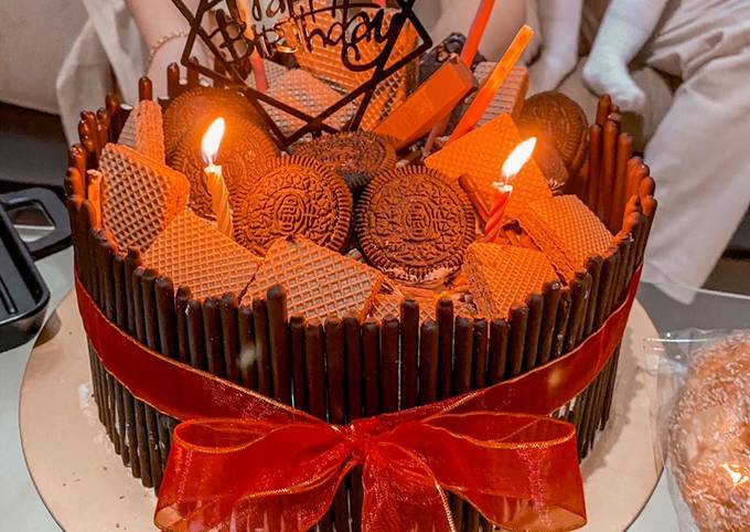 GOLDEN BUTTER CAKE / BIRTHDAY CAKE - cookandrecipe.com