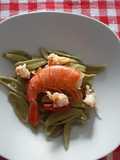 Pasta fresca con gamberoni