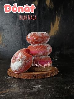 Foto resep Donat Buah Naga