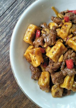 Foto resep Tahu daging lada hitam