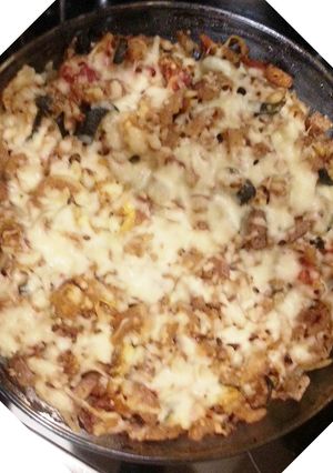 Tejszínes zöldséges tészta recept fotója