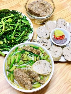 Hình của món Canh Bún Cua Đồng.