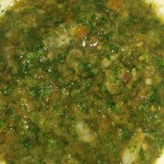 A picture of Pudina chutni.