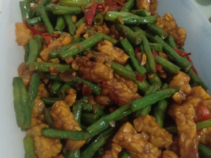 Langkah Mudah untuk Menyiapkan Resep Oseng tempe kacang panjang yang  Bikin Ketagihan Anti Ribet, Lezat