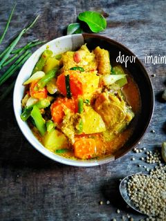 Foto resep Kare ayam + sayur