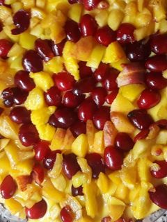 صورة لوصفة تارت الفواكه 🍌🍑🍊🥭🍒