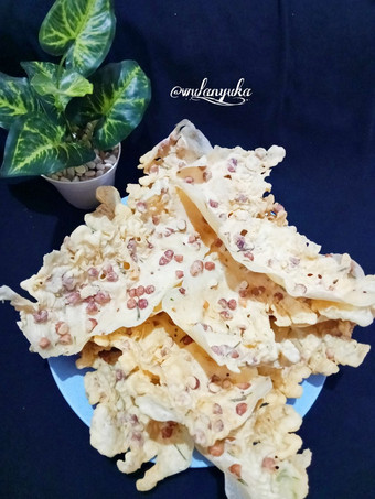 Resep Peyek kacang renyah Simpel