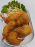 กุ้งชุปแป้งทอด