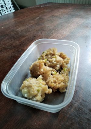 A picture of Soybean Hull fritters.