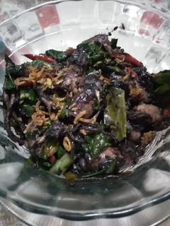 Foto resep Cumi hitam masak pedas gurih